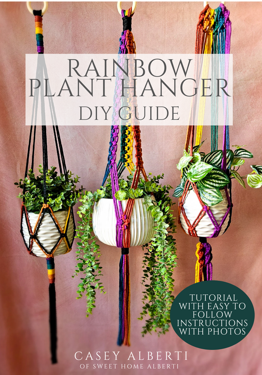 DIY Macrame Plant Hanger Kit With Video Tutorial