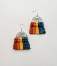 Load image into Gallery viewer, Glitter Rainbow Earrings
