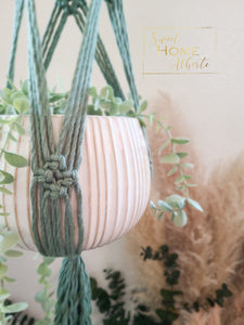 Plant Hanger with Curly Fringe