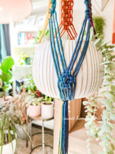 DIY Rainbow Plant Hanger Guide Only
