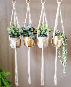Natural Macrame Plant Hangers